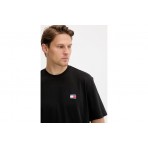 Tommy Jeans 90S Pop Ανδρικό Κοντομάνικο T-Shirt Μαύρο
