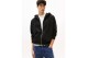 Tommy Jeans Flag Ανδρική Βαμβακερή Ζακέτα με Κουκούλα Μαύρη