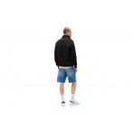 Tommy Jeans Waffle Qrtr Zip Relaxed Fit Μπλούζα Με Φερμουάρ Ανδρική (DM0DM21880 BDS)