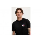 Tommy Jeans Flag Graph Bckprnt Regular Fit T-Shirt Ανδρικό (DM0DM21910 BDS)