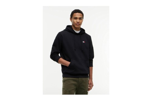 Tommy Jeans Badge Brushed Fleece Hoodie Ανδρικό (DM0DM21922 BDS)
