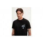 Tommy Jeans Signature City Regular Fit T-Shirt Ανδρικό (DM0DM21934 BDS)