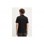 Tommy Jeans Waffle Script Regular Fit Polo Ανδρικό (DM0DM21935 BDS)