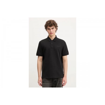 Tommy Jeans Waffle Script Regular Fit Polo Ανδρικό 