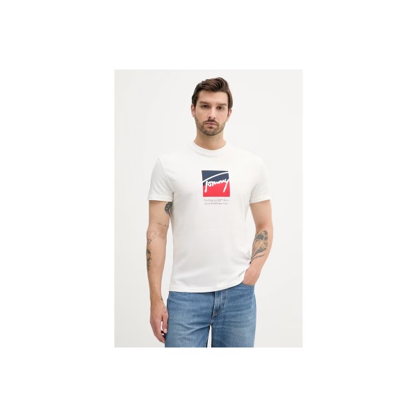Tommy Jeans Dna Regular Fit T-Shirt Ανδρικό (DM0DM21940 ACH)