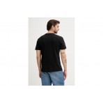 Tommy Jeans Dna Ανδρικό Κοντομάνικο T-shirt Μαύρο 