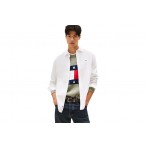 Tommy Jeans Flag Embroidery Poplin Πουκάμισο Μακρυμάνικο Ανδρικό (DM0DM22026 YBL)
