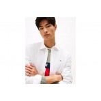 Tommy Jeans Flag Embroidery Poplin Πουκάμισο Μακρυμάνικο Ανδρικό (DM0DM22026 YBL)