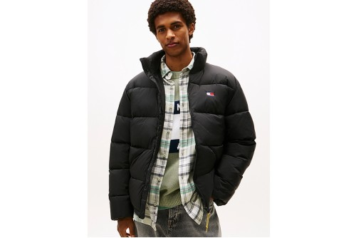 Tommy Jeans Water Repellent Crinkle Relaxed Μπουφάν Puffer Ανδρικό (DM0DM22040 BDS)