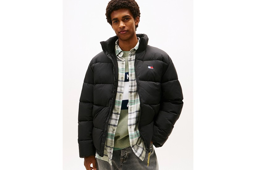 Tommy Jeans Water Repellent Crinkle Relaxed Ανδρικό Μπουφάν Puffer