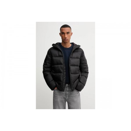 Tommy Jeans Tonal Logo Hooded Μπουφάν Puffer Ανδρικό 
