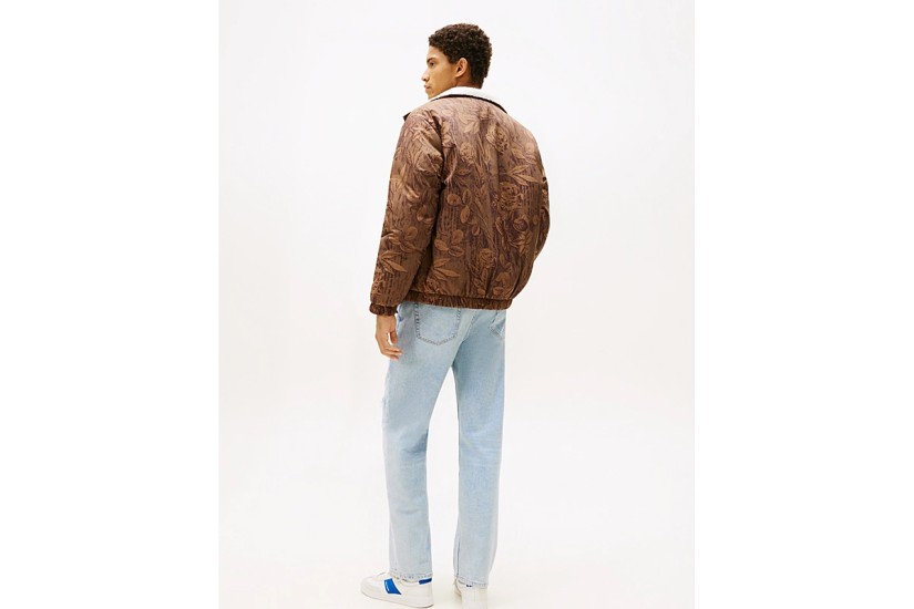 Tommy Jeans Reversible Teddy Relaxed Ανδρικό Μπουφάν Sherpa