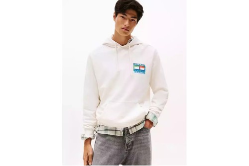 Tommy Jeans Back Graphic Terry Hoodie Ανδρικό (DM0DM22077 YBH)