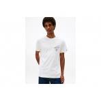 Tommy Jeans Signature Back Logo Ανδρικό Κοντομάνικο T-Shirt Εκρού