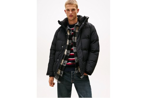 Tommy Jeans Hooded Down Μπουφάν Puffer Ανδρικό (DM0DM22255 BDS)