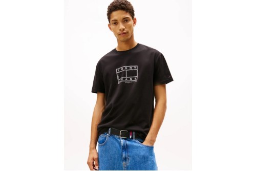 Tommy Jeans Logo Stamp T-Shirt Ανδρικό (DM0DM22317 BDS)