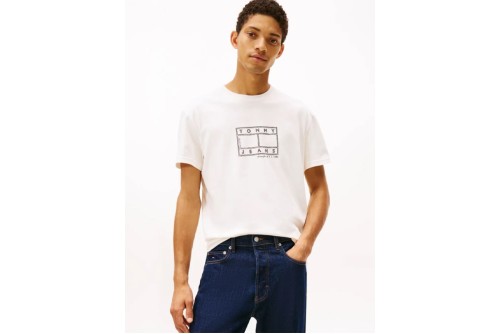 Tommy Jeans Logo Stamp T-Shirt Ανδρικό (DM0DM22317 YBH)