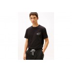 Tommy Jeans Signature Back Logo Ανδρικό Κοντομάνικο T-Shirt Μαύρο