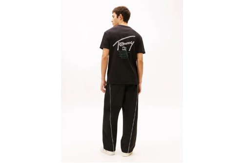 Tommy Jeans Signature Back Logo T-Shirt Ανδρικό (DM0DM22320 BDS)