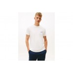 Tommy Jeans Signature Back Logo Ανδρικό Κοντομάνικο T-Shirt Εκρού