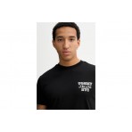Tommy Jeans Entry Bills Ανδρικό Κοντομάνικο T-Shirt Μαύρο