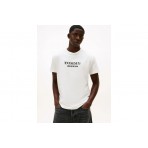 Tommy Jeans Bills Font Ανδρικό Κοντομάνικο T-Shirt Εκρού