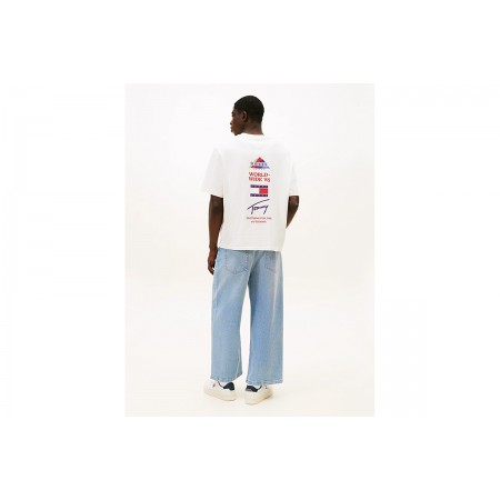 Tommy Jeans 90S Multi Back Logo Ανδρικό Κοντομάνικο T-Shirt