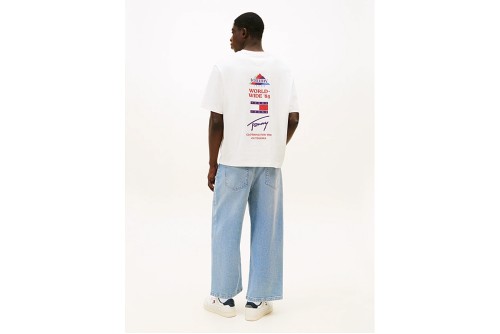 Tommy Jeans 90S Multi Back Logo T-Shirt Ανδρικό (DM0DM22337 YBH)