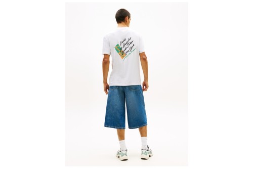 Tommy Jeans Signature Back Logo Jersey T-Shirt Ανδρικό (DM0DM22533 P08)
