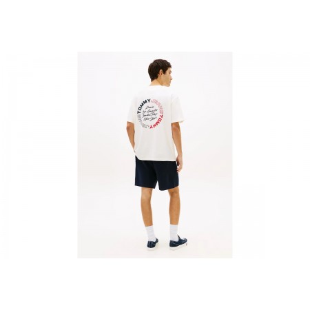 Tommy Jeans Circular Back Logo Relaxed T-Shirt Ανδρικό 