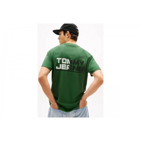 Tommy Jeans Back Logo Relaxed Jersey Ανδρικό Κοντομάνικο T-Shirt