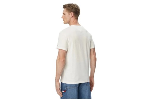 Tommy Jeans Signature Logo Slim Jersey T-Shirt Ανδρικό (DM0DM22538 YBH)