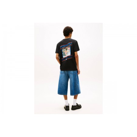 Tommy Jeans Regular Fit Poster T-Shirt Ανδρικό (DM0DM22541 BDS)