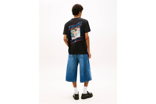 Tommy Jeans Regular Fit Poster T-Shirt Ανδρικό (DM0DM22541 BDS)