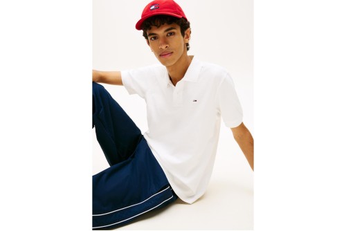Tommy Jeans Regular Essential Polo Ανδρικό (DM0DM22711 YBL)
