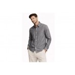 Tommy Jeans Regular Linen Blend Πουκάμισο Μακρυμάνικο Ανδρικό (DM0DM22761 C1G)