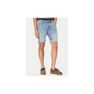 Tommy Jeans Ronnie Whiskered Slim Βερμούδα Τζιν Ανδρική (DM0DM22979 1AS)
