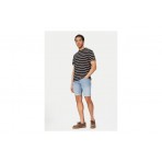 Tommy Jeans Ronnie Whiskered Slim Ανδρική Βερμούδα Τζιν