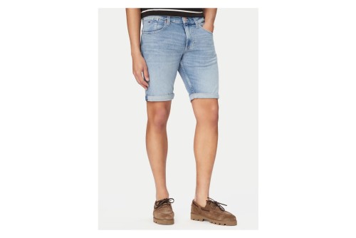 Tommy Jeans Ronnie Whiskered Slim Βερμούδα Τζιν Ανδρική (DM0DM22979 1AS)