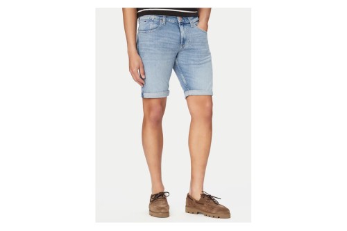 Tommy Jeans Ronnie Whiskered Slim Βερμούδα Τζιν Ανδρική (DM0DM22979 1AS)