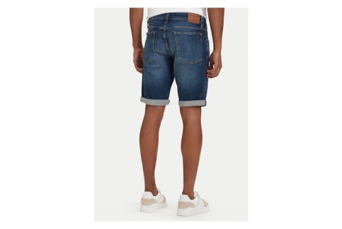 Tommy Jeans Ronnie Whiskered Slim Βερμούδα Τζιν Ανδρική (DM0DM22980 1BK)