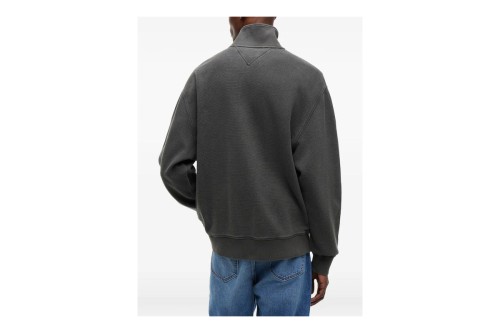 Tommy Jeans Waffle Knit Relaxed Μπλούζα Πλεκτή Με Φερμουάρ Ανδρική (DM0DM23127 BDS)