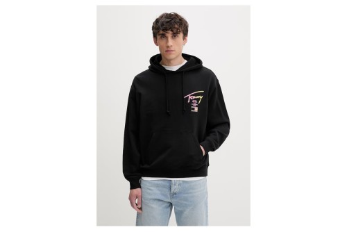 Tommy Jeans Signature Back Logo Relaxed Hoodie Ανδρικό (DM0DM23129 BDS)