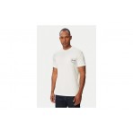Tommy Jeans Signature Logo Peached Jersey Ανδρικό Κοντομάνικο T-Shirt Λευκό