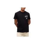 Tommy Jeans Ανδρικό Κοντομάνικο T-Shirt Μαύρο