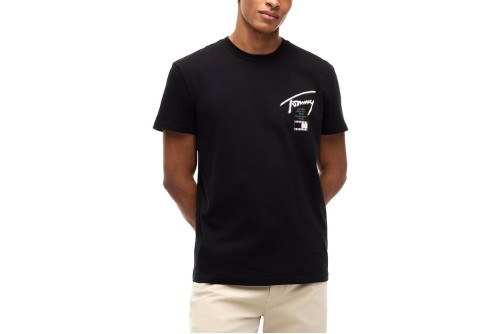 Tommy Jeans Signature Logo T-Shirt Ανδρικό (DM0DM23253 BDS)
