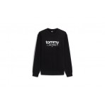 Tommy Jeans Ανδρικό Μακρυμάνικο Φούτερ Μαύρο
