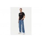 Tommy Jeans Ανδρικό Κοντομάνικο T-Shirt Μαύρο