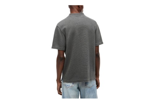 Tommy Jeans Regular Fit Washed Waffle Knit Polo Ανδρικό (DM0DM23408 BDS)