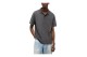 Tommy Jeans Washed Waffle Knit Ανδρικό Κοντομάνικο T-Shirt Polo Ανθρακί
